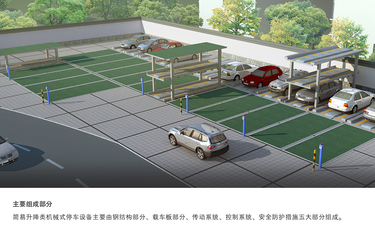 重庆PJS地坑式简易升降立体停车设备主要组成部分.jpg