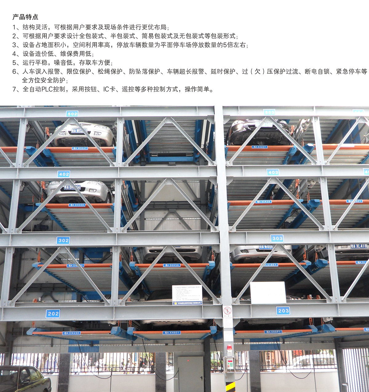 重庆PSH4-D1负一正三地坑四层升降横移立体停车设备产品特点.jpg